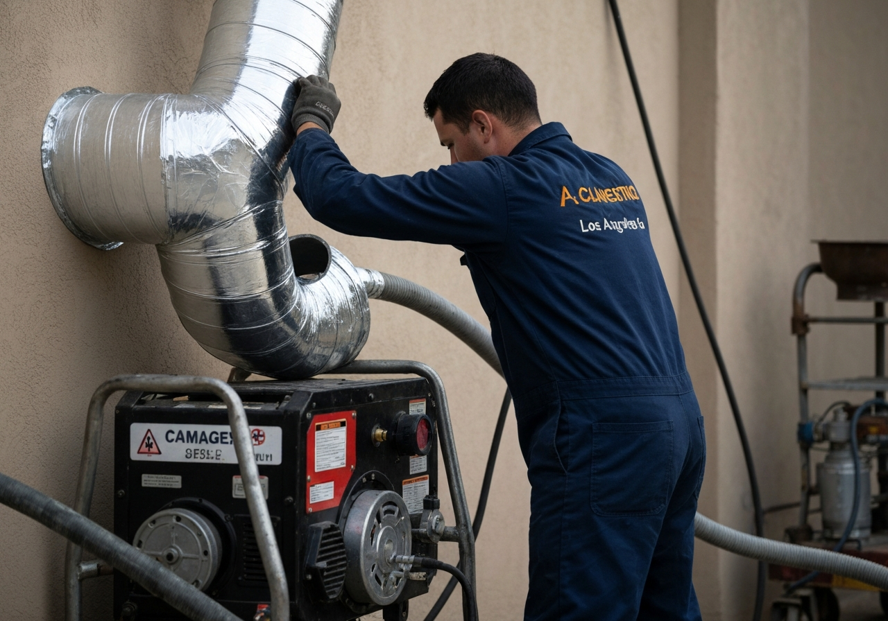 Air Duct Cleaning job in West Hollywood — photo 4