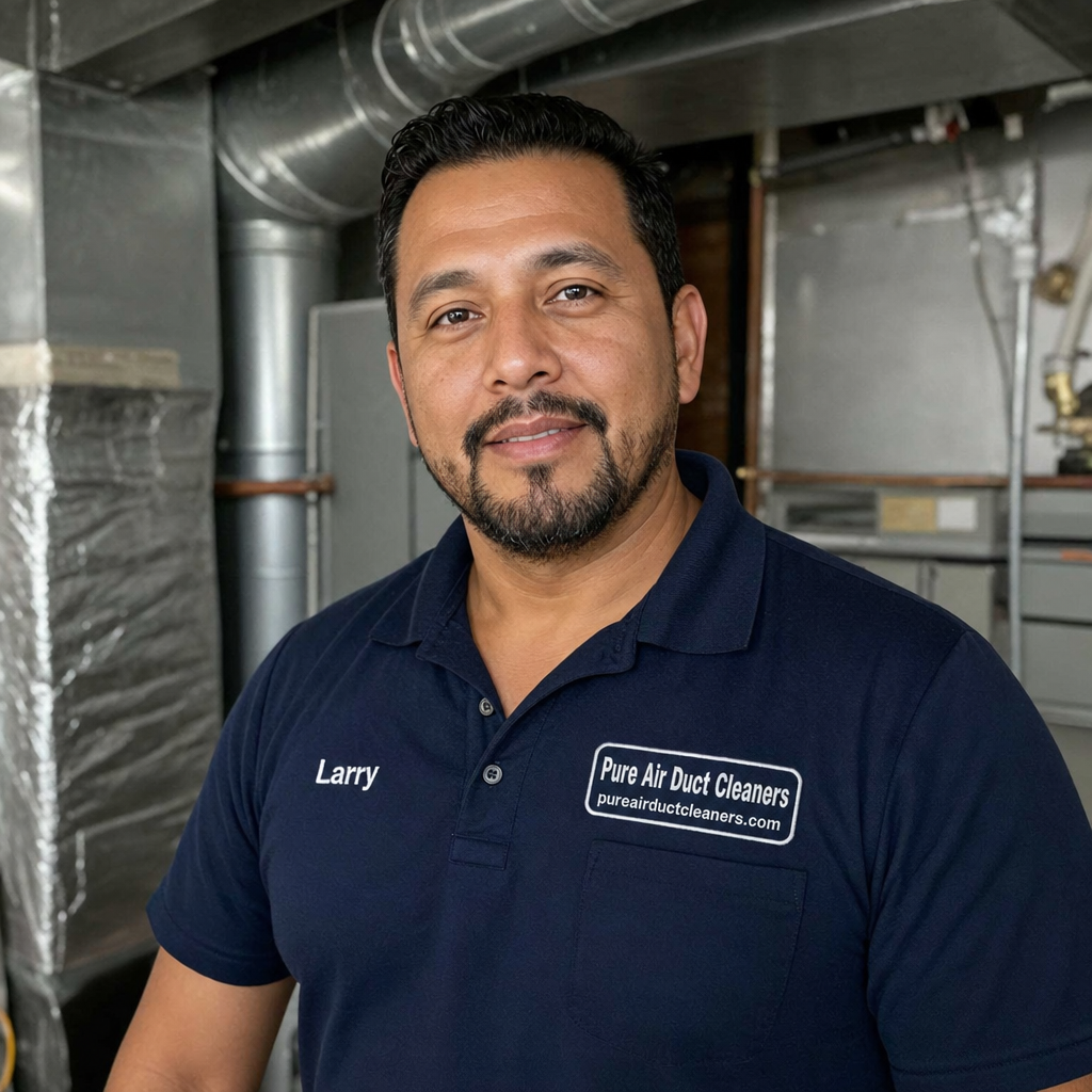 Larry Torres, owner of Pure Air Duct Cleaners
